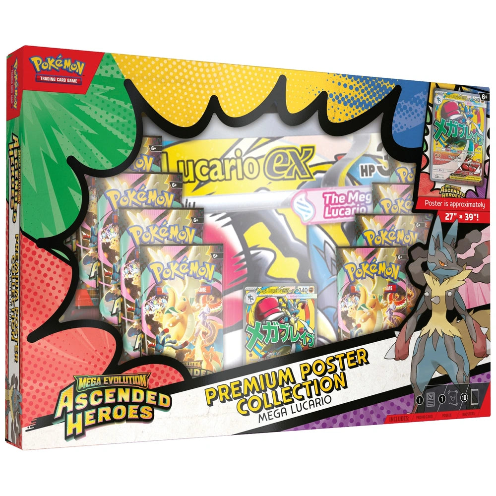 Pokemon Mega Evolution Ascended Heroes Premium Poster Collection