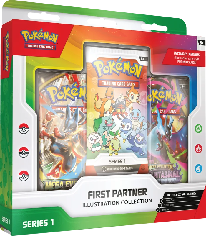 Pokémon Trading Card Game (TCG): First Partners Illustration Collection Series 1