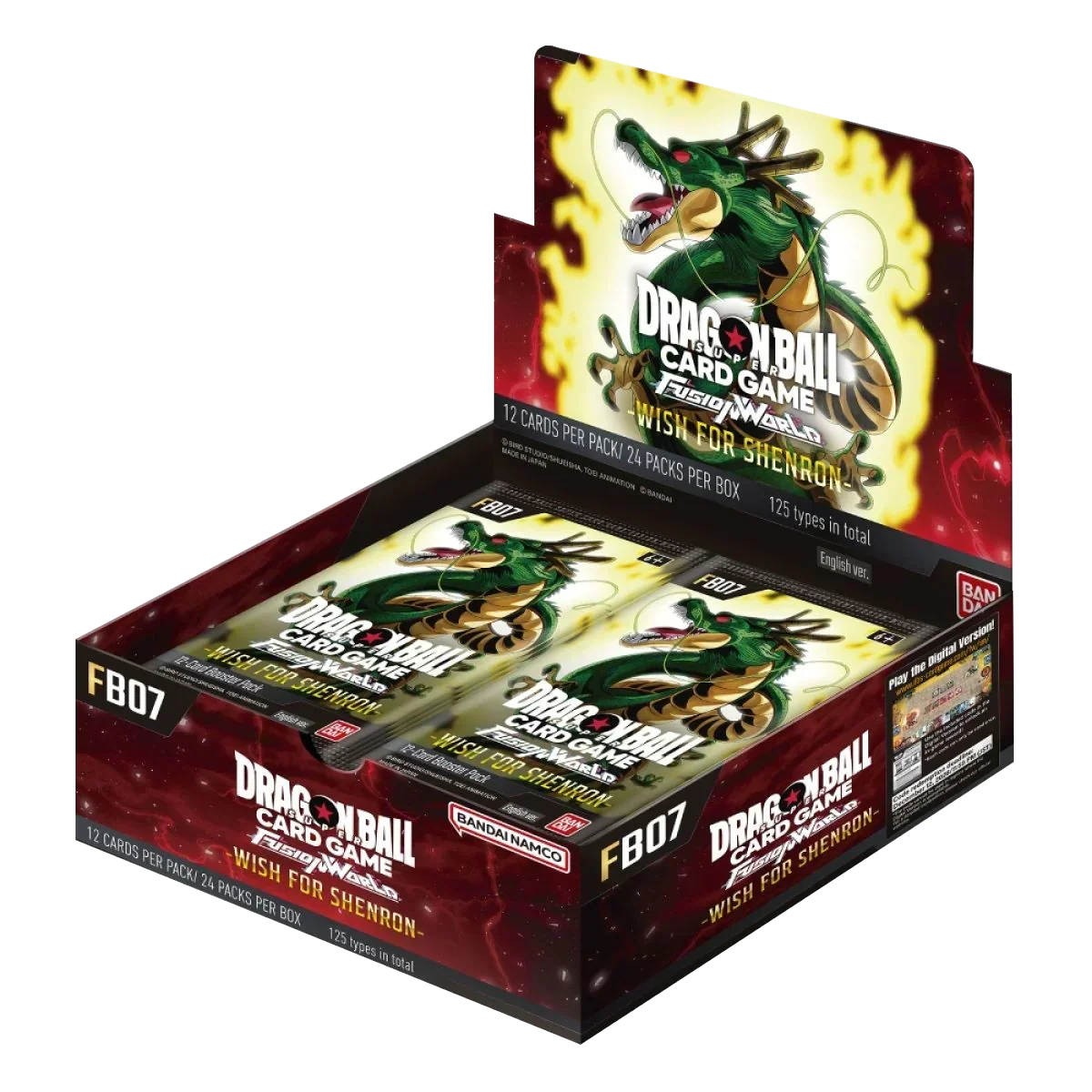 Dragon Ball Z Fusion World (FB07) Wish For Shenron Booster Box