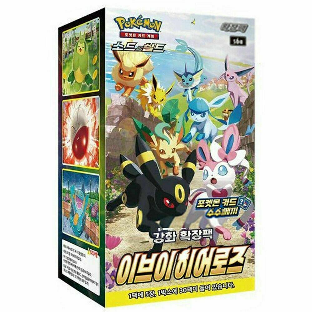 Pokemon Eevee Heroes s6a Korean Booster Box