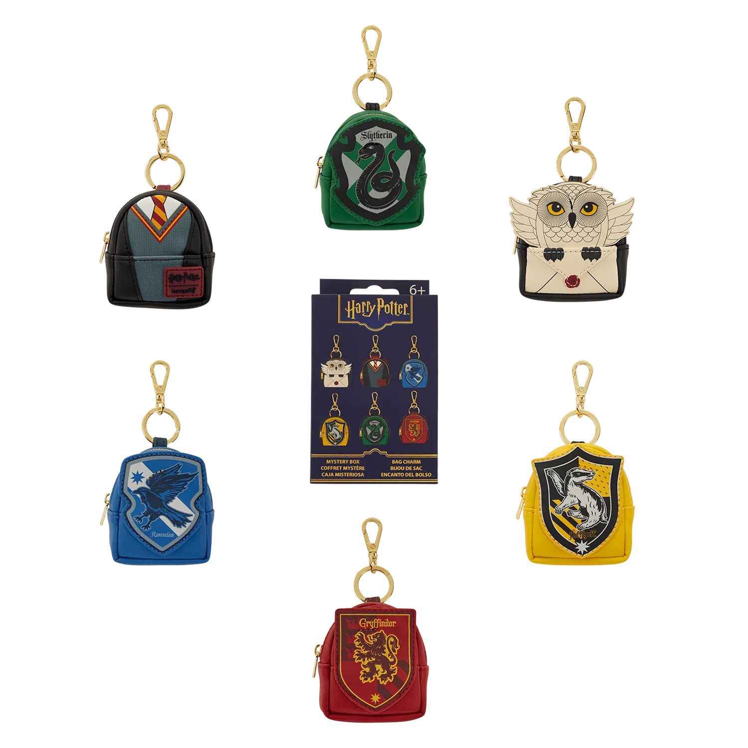 Harry Potter Loungefly Mystery Mini Backpack Keychain Bag Clip