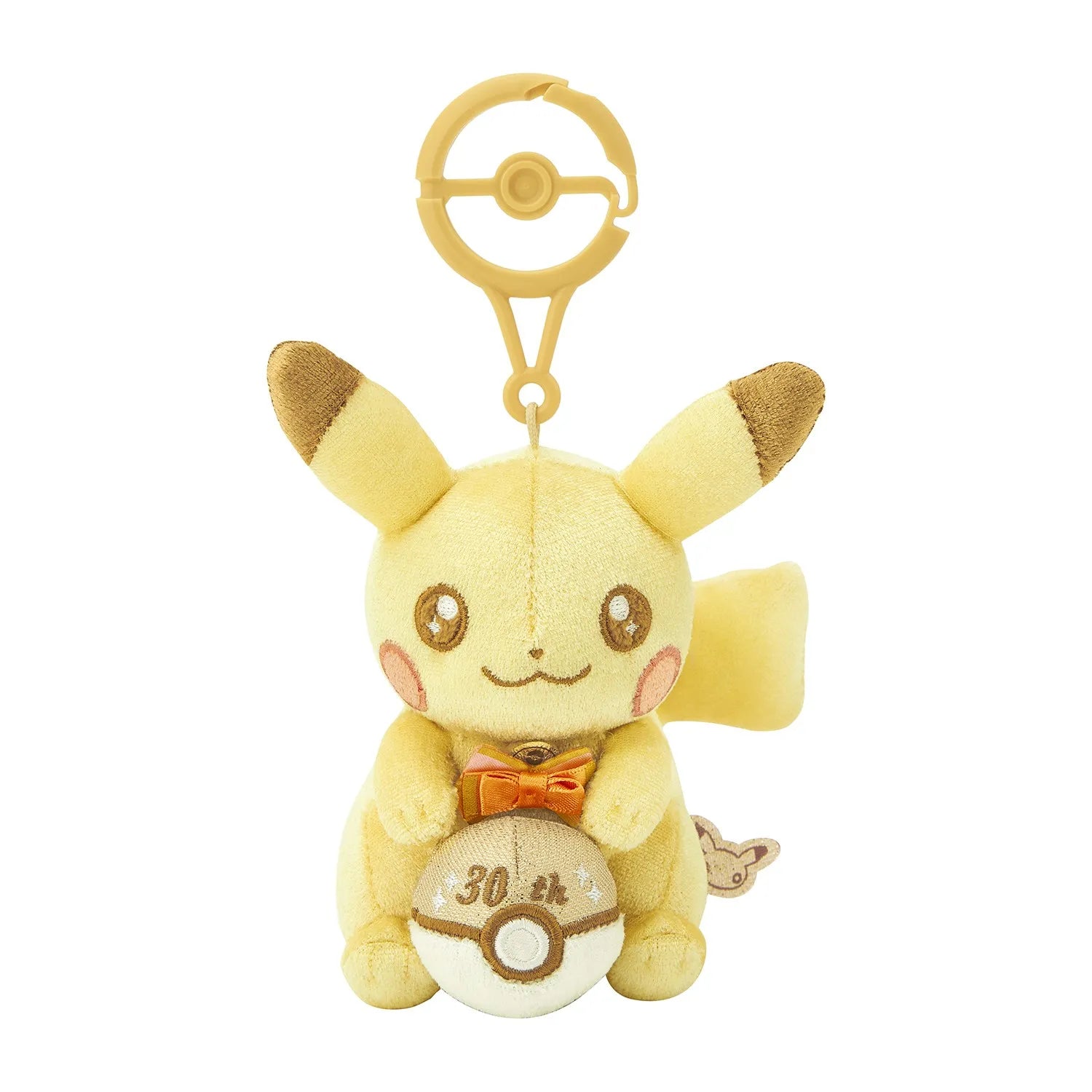 Pokemon Center Limited Edition 30th Anniversary Pikachu Plush Keyring (Japanese)