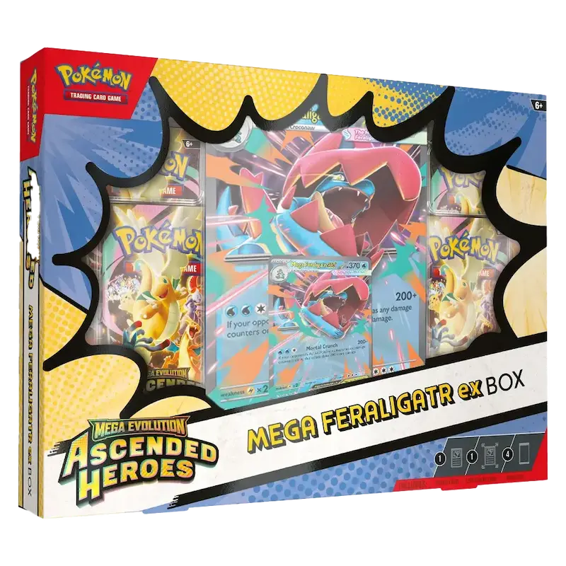 Pokemon Mega Evolution Ascended Heroes Mega Ex Box