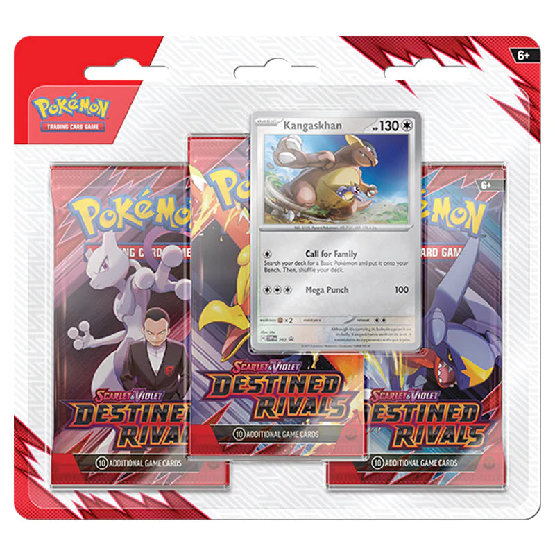 Pokemon Destined Rivals 3 Pack Blister