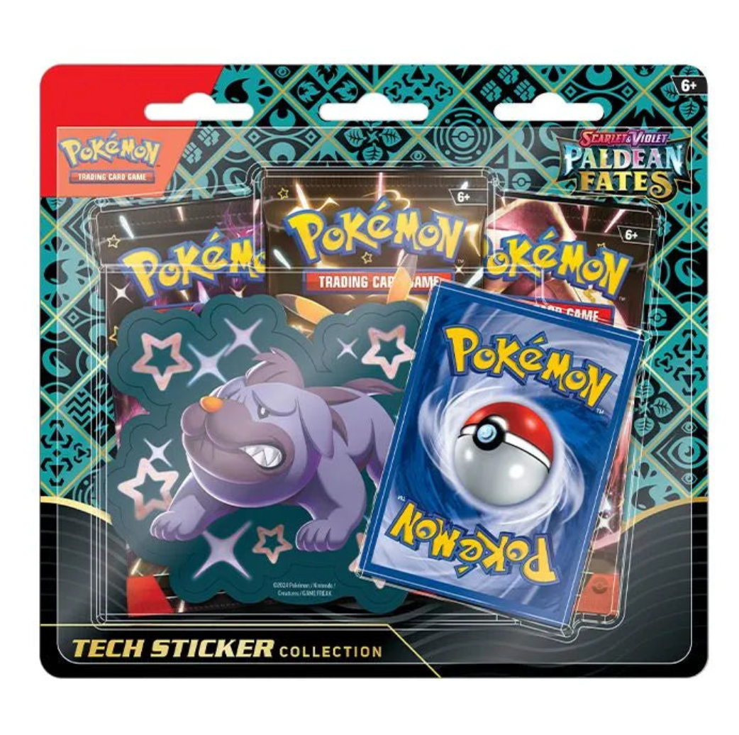 Pokemon - Scarlet & Violet Paldean Fates Tech Sticker Collection