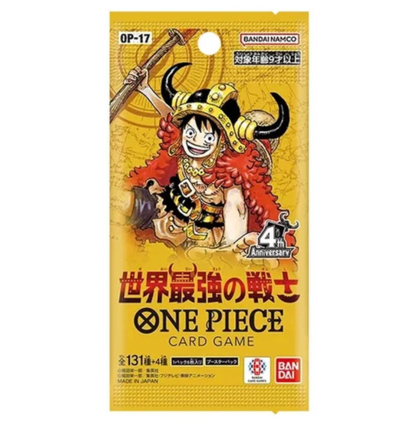 One Piece Card Game OP-17 The World's Strongest Warriors Booster Pack Japanese