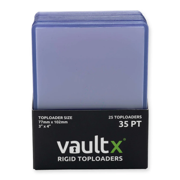 Vault X - Seamless Rigid Toploaders 35pt - 25 Pack