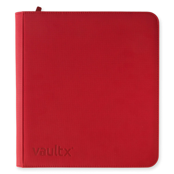 Vault X Zip Binder Red Edition 12-Pocket