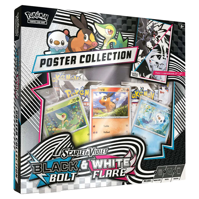 Pokemon Black Bolt & White Flare Unova Poster Collection