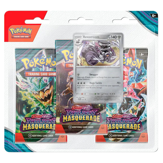Pokemon Scarlet & Violet Twilight Masquerade 3 Pack Blister