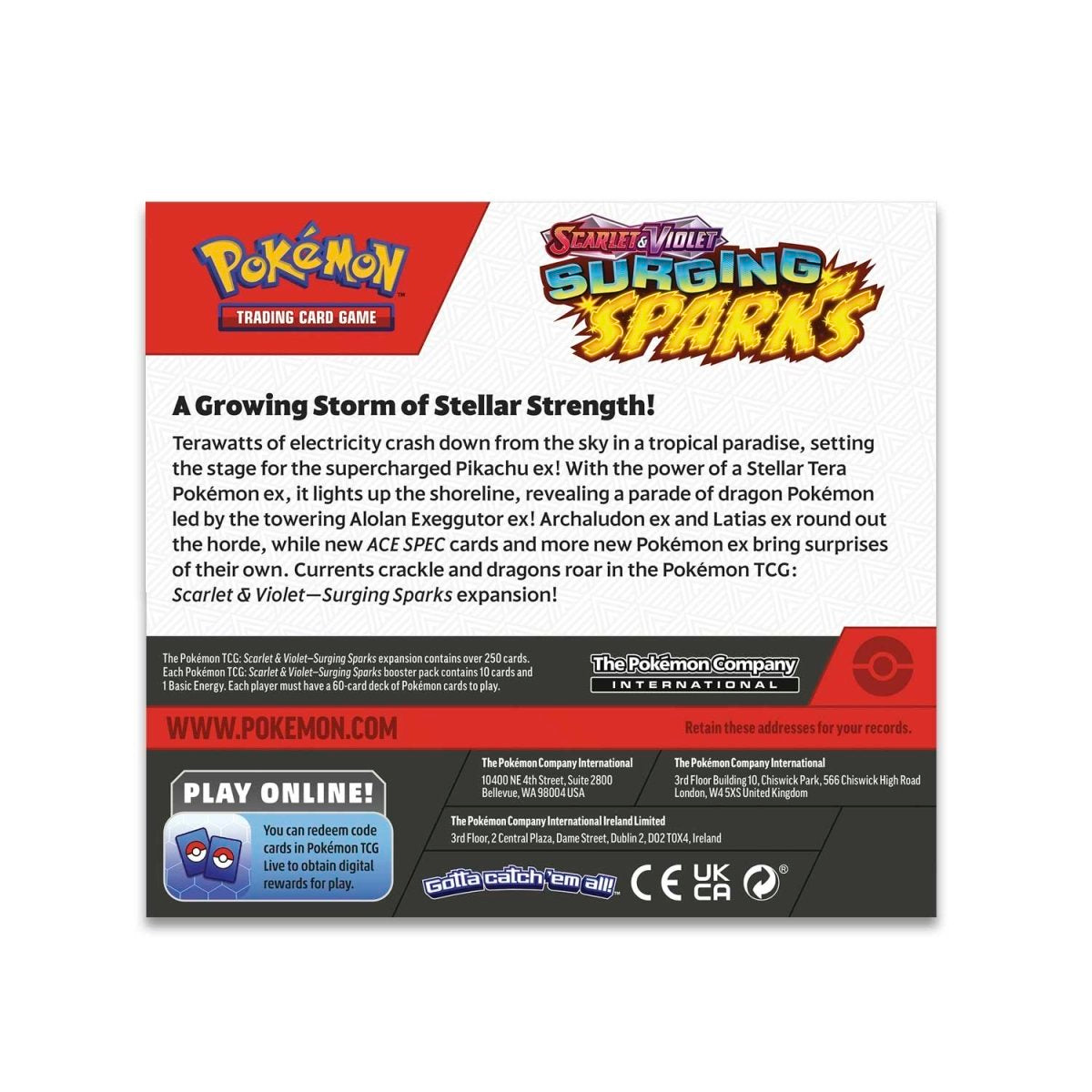 Pokemon Surging Spark Booster Box