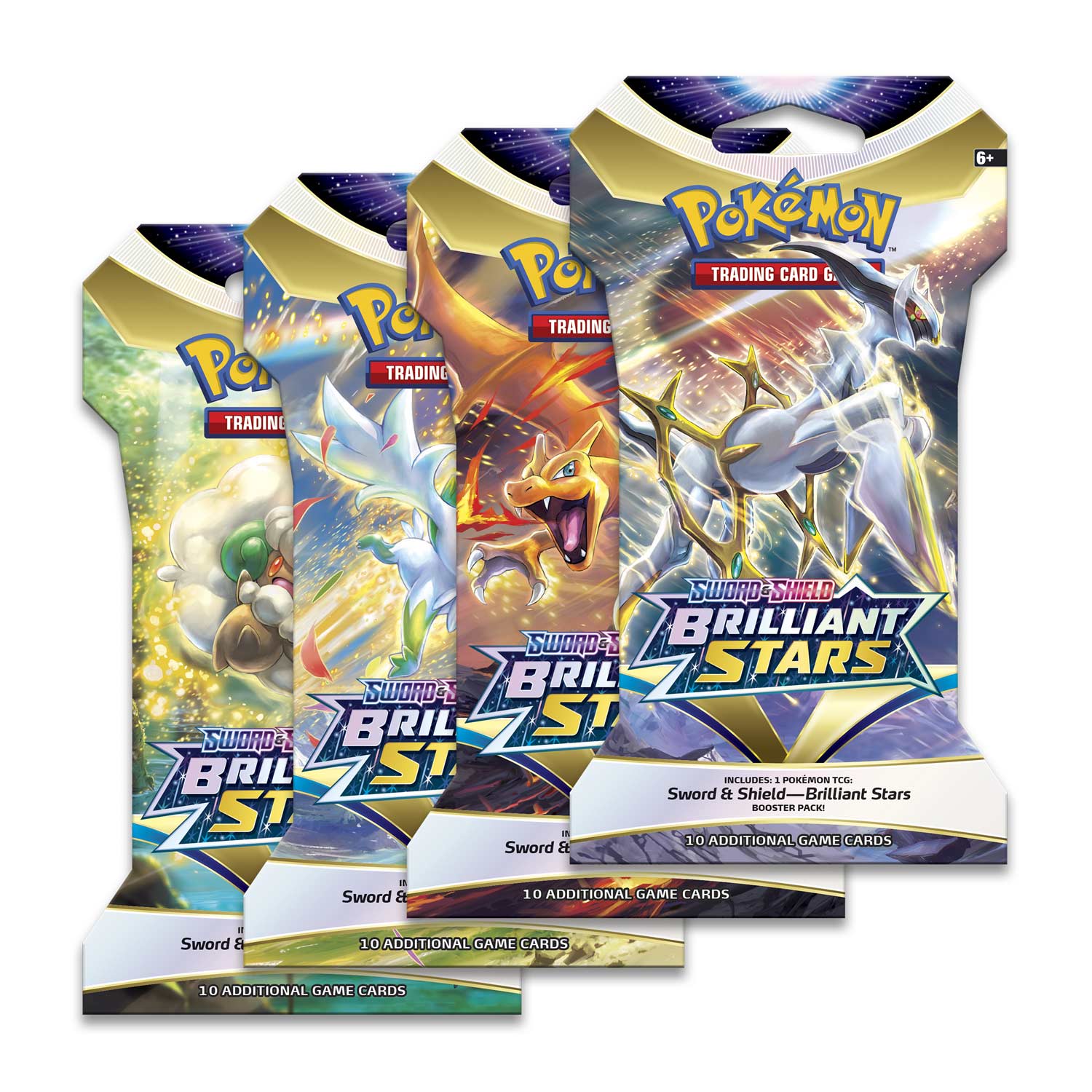 Brilliant Stars Sleeved Booster Pack (10 Cards)