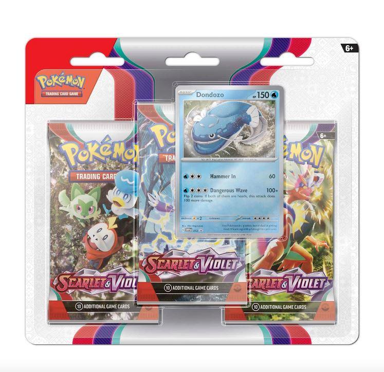 Scarlet and Violet (Base Set) 3 Pack Blister