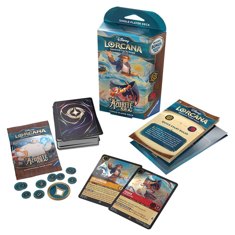 Disney Lorcana Azurite Sea Starter Deck