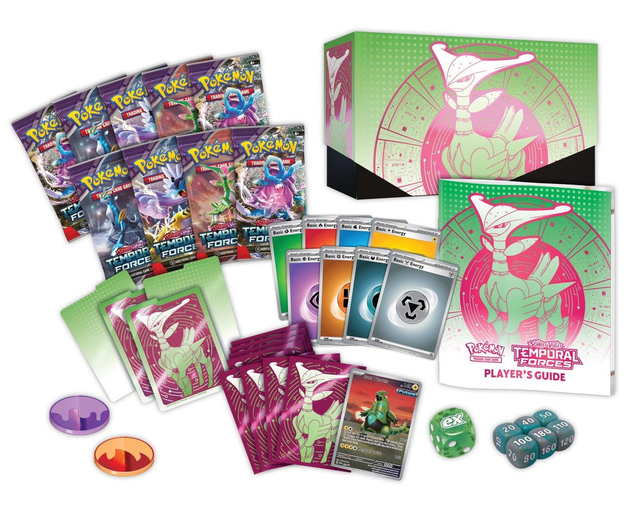 Pokemon Temporal Forces Elite Trainer Box Iron Leaves