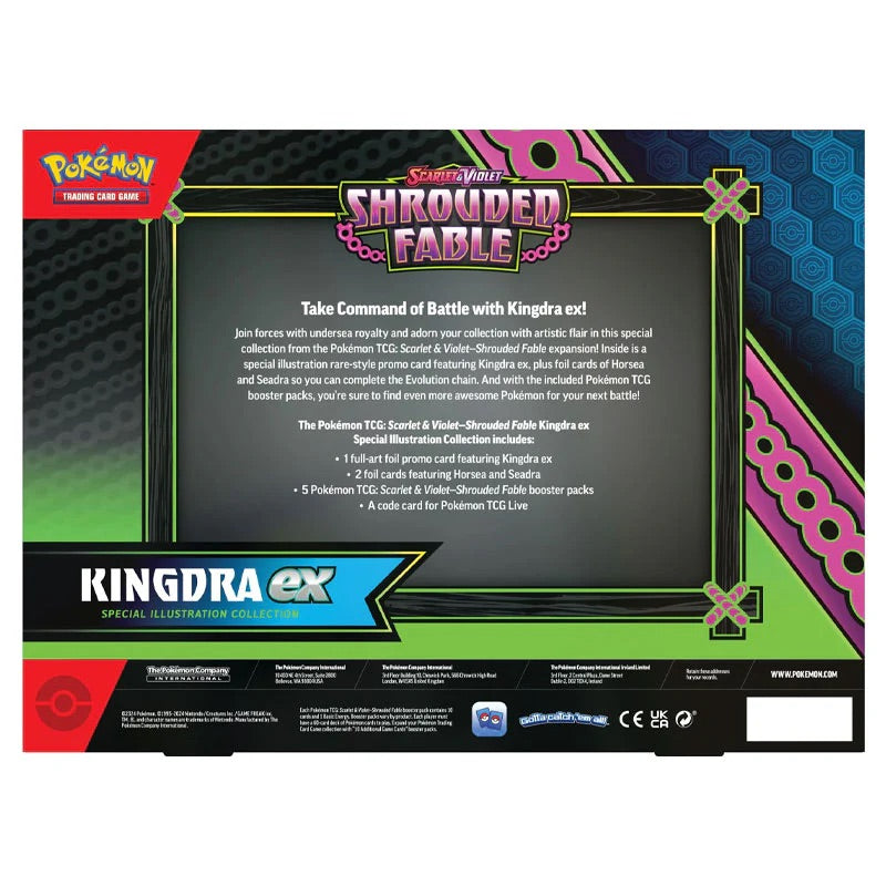 Pokemon Shrouded Fable Kingdra ex Box