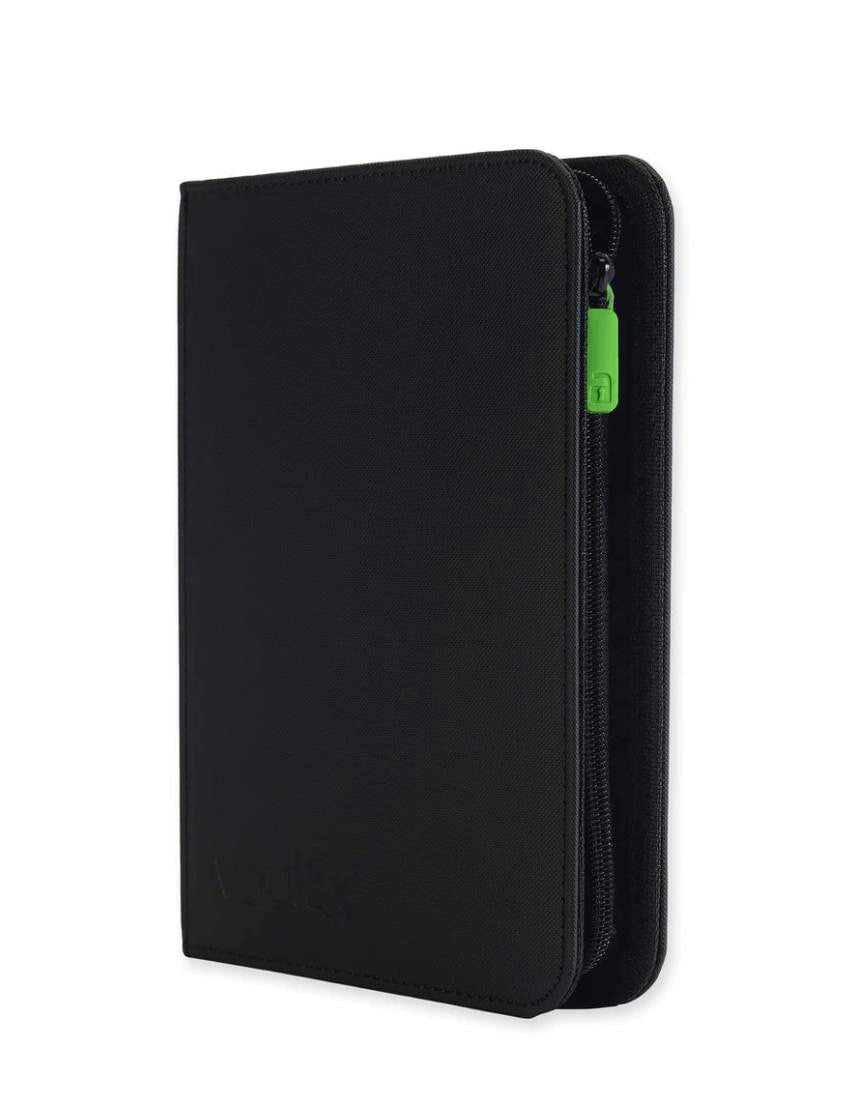 Vault X 4-Pocket Exo-Tec Zip Binder -Black