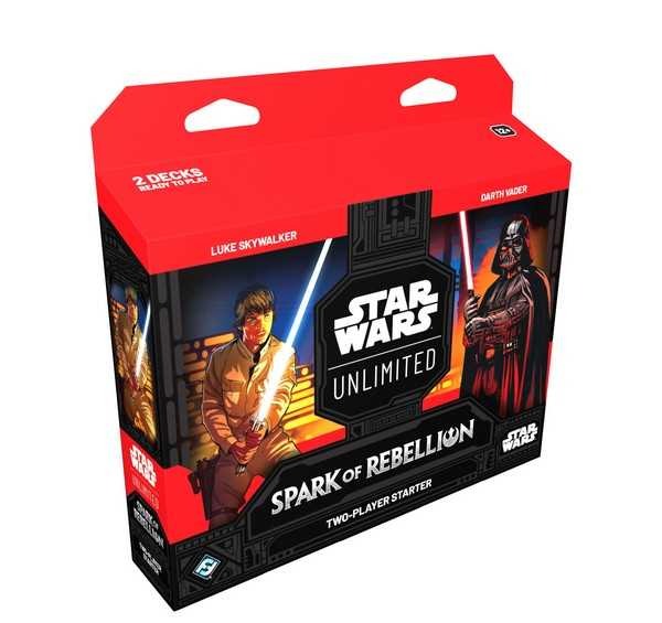 Star Wars: Unlimited Spark of Rebellion Two-Player Starter Set (Luke Vs Vader)