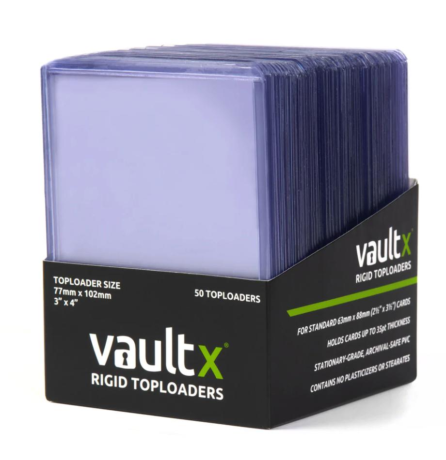 Vault X Rigid Toploaders (50 Pack)