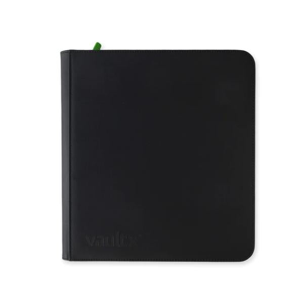 Vault X 12-Pocket Exo-Tec Zip Binder - Black