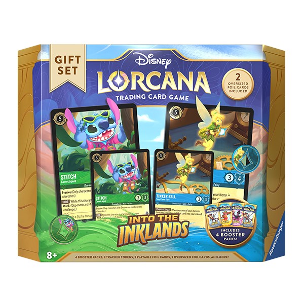 Disney Lorcana Trading Card Game Into The Inklands Gift Set Box