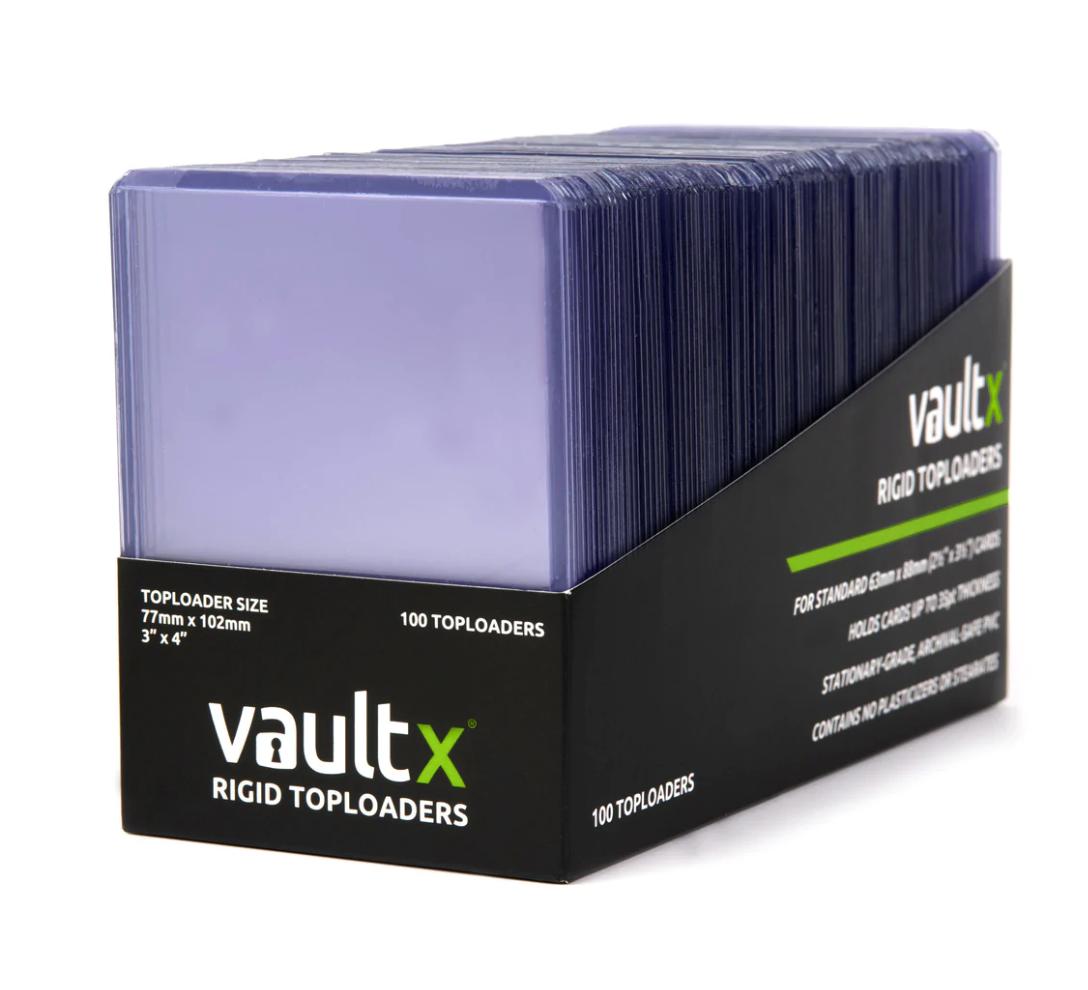 Vault X Rigid Toploaders (100 Pack)