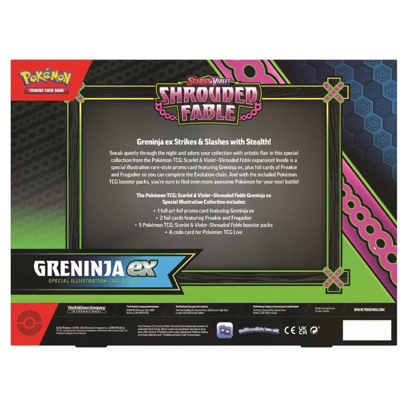 Pokemon Shrouded Fable Greninja ex Box