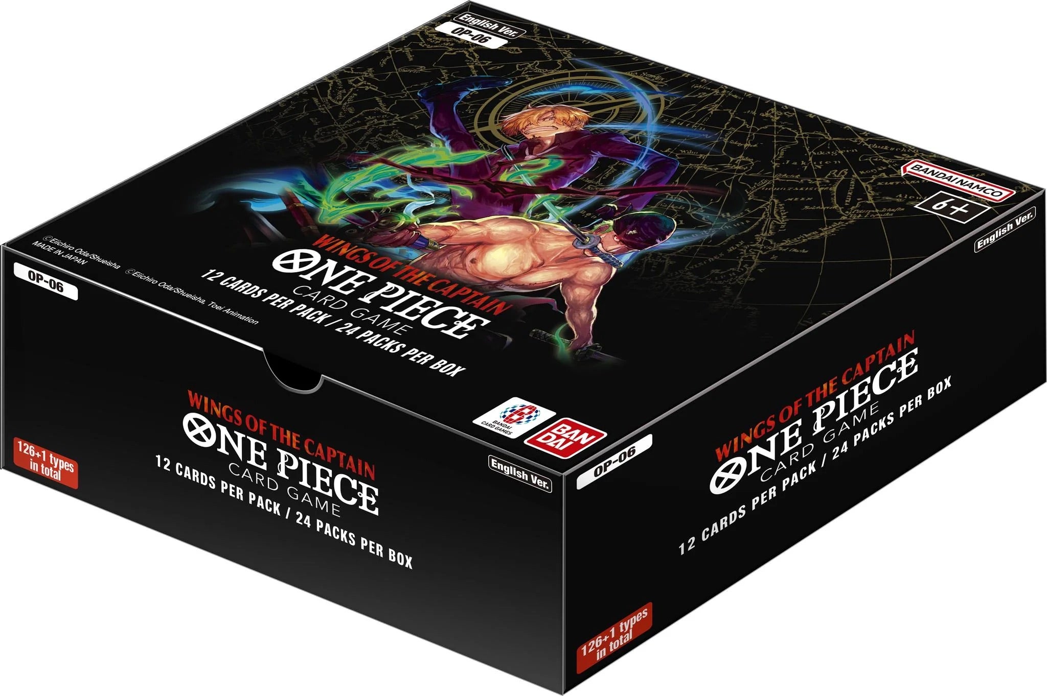 One Piece Card Game Wings of the Captain OP06 Booster Box