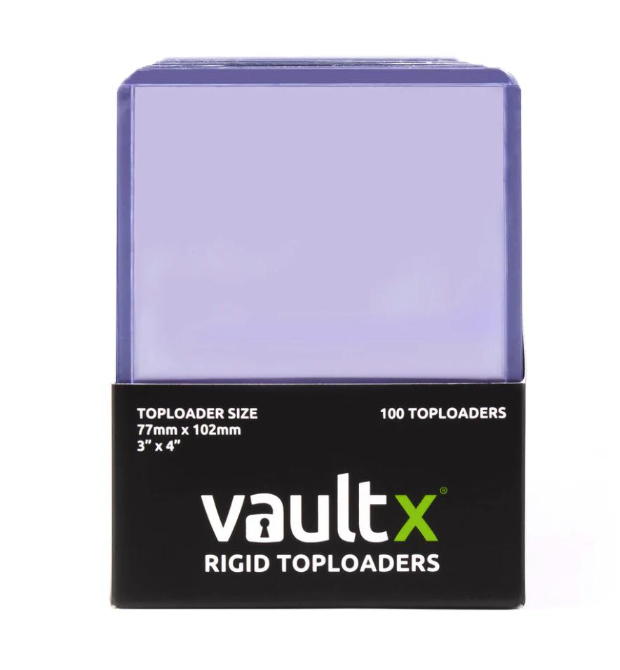 Vault X Rigid Toploaders (100 Pack)