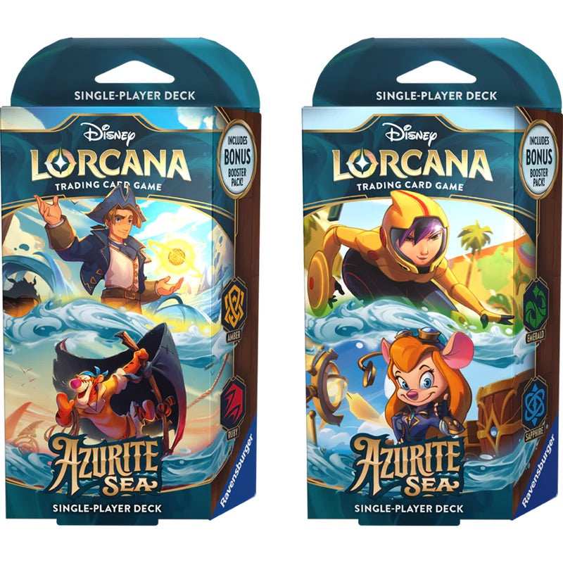Disney Lorcana Azurite Sea Starter Deck