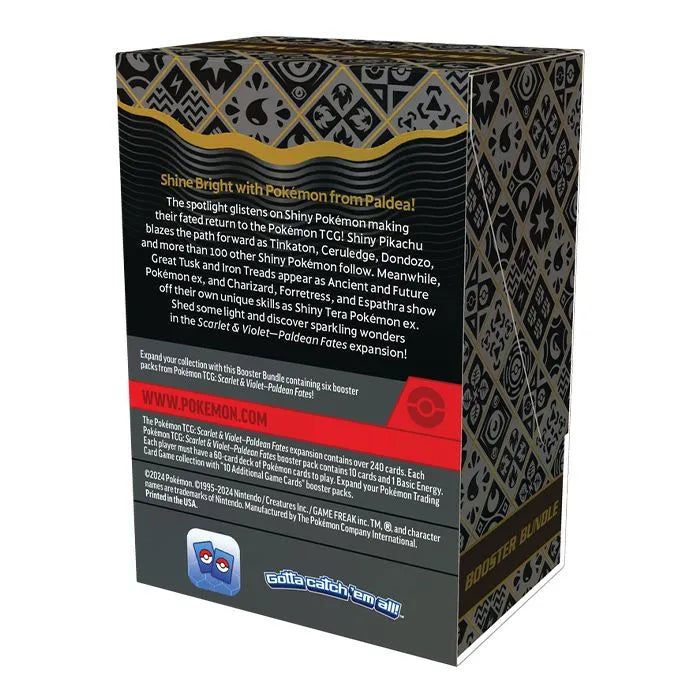 Pokemon Paldean Fates Booster Bundle