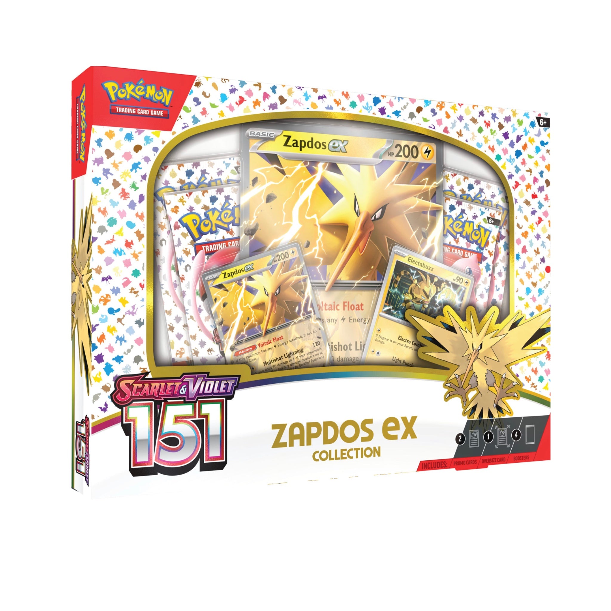 Pokemon Scarlet & Violet 151 Collection Box - Zapdos ex