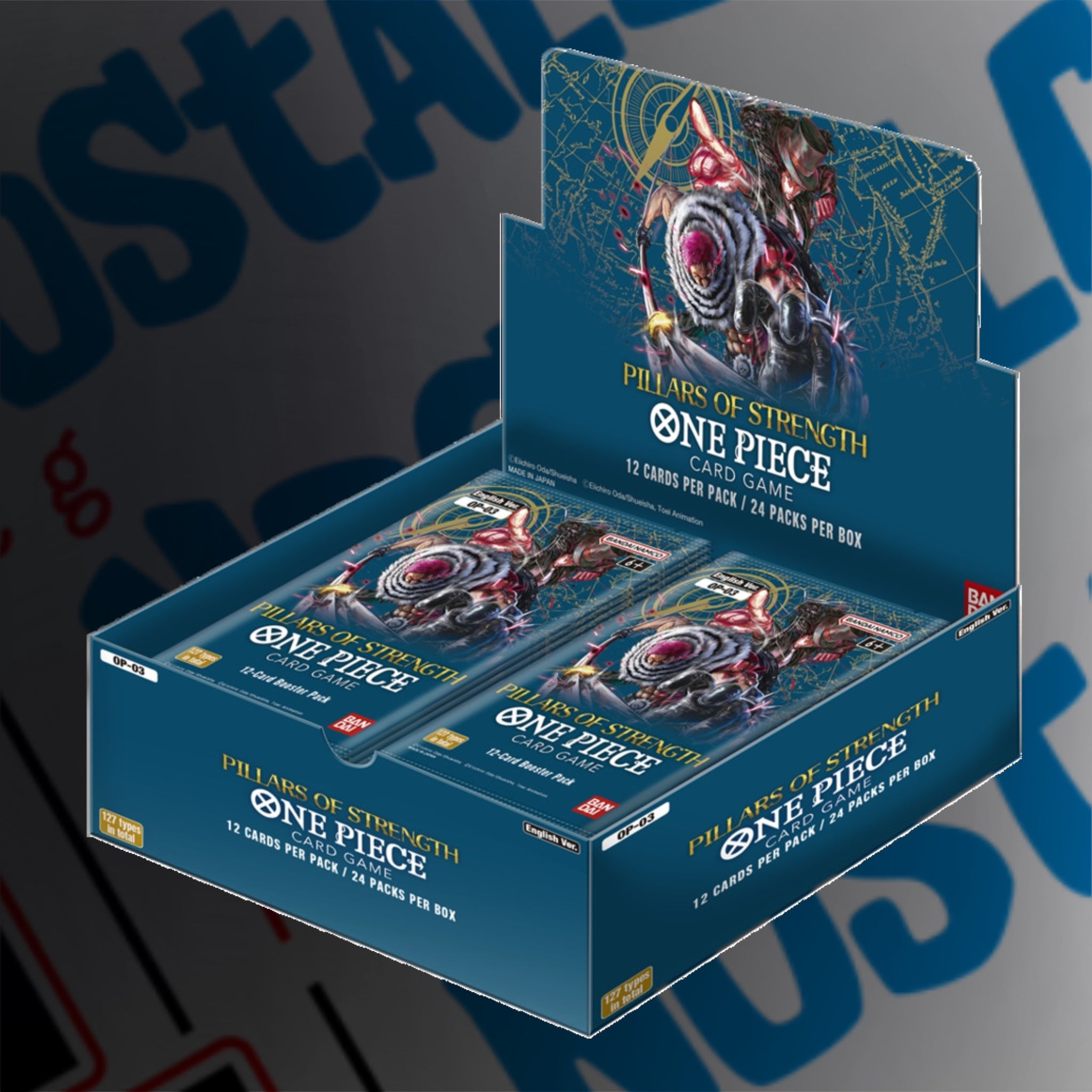 One Piece Card Game Pillars of Strength Booster Box (OP-03)