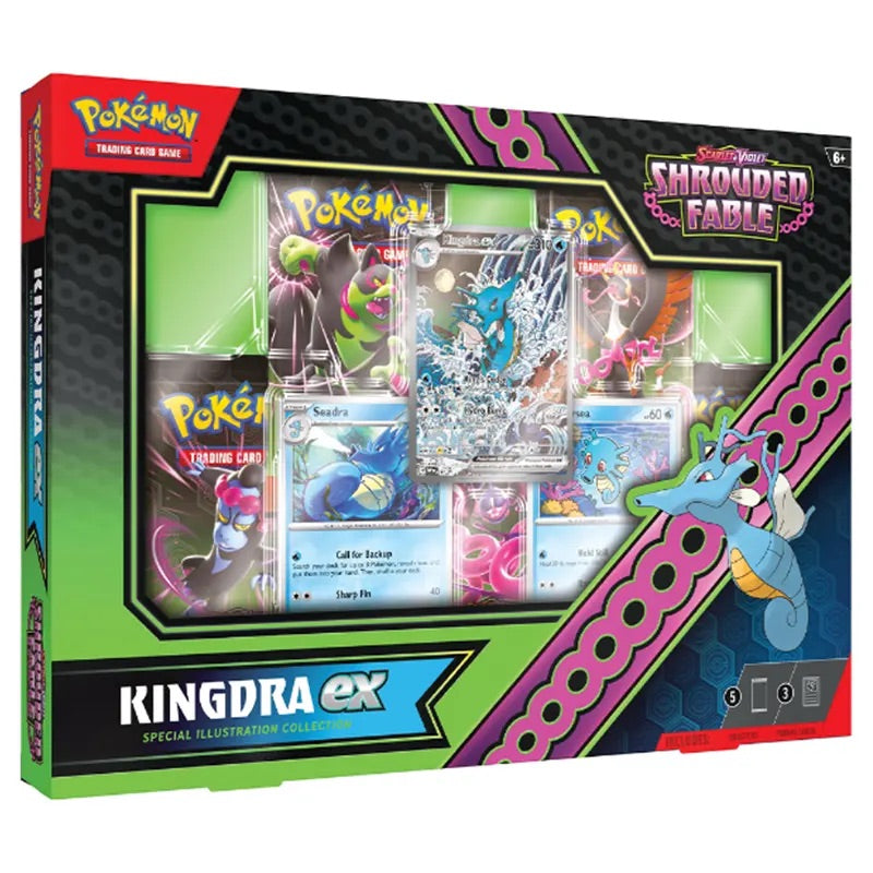 Pokemon Shrouded Fable Kingdra ex Box