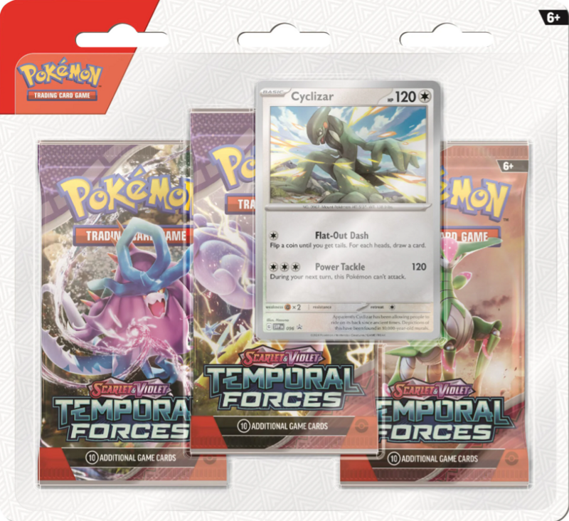 Pokemon Temporal Forces 3 Pack Blister