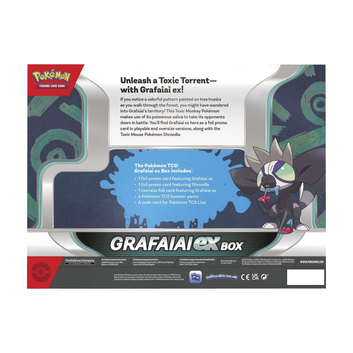 Pokémon Grafaiai Ex Box