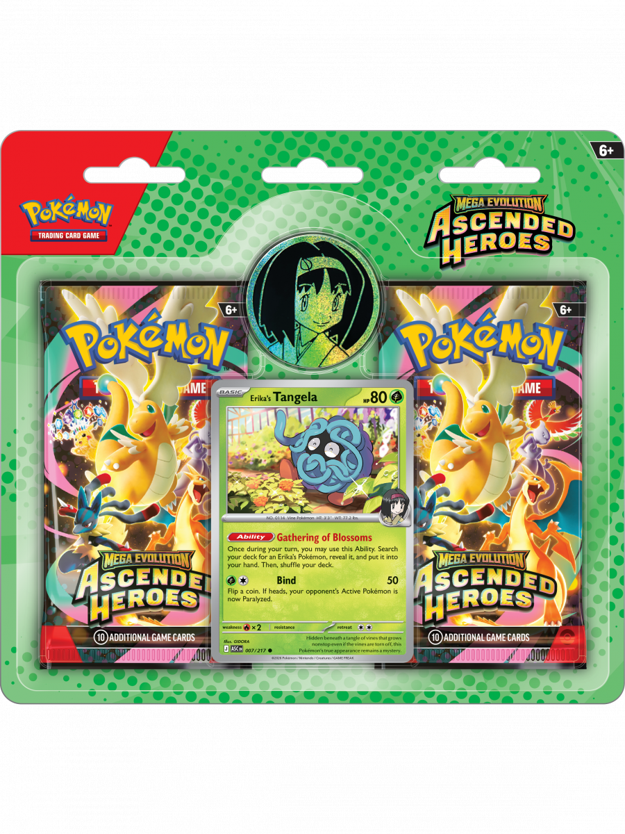 Pokemon Mega Evolution Ascended Heroes Collection Erika/Larry