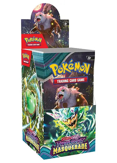 Pokemon Twilight Masquerade Half Booster Box (18 Packs) Nostalgia TCG Pokemon Twilight Masquerade Half Booster Box (18 Packs) Nostalgia TCG