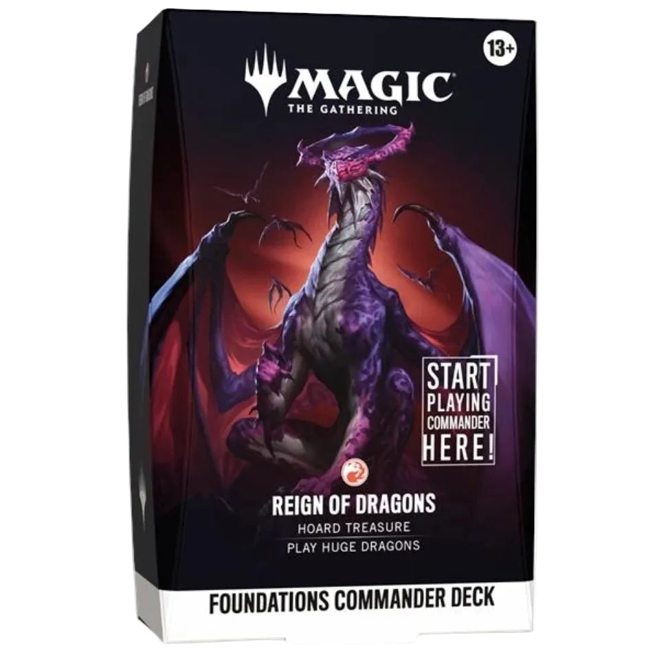 Magic: The Gathering: Foundations Commander Deck - Reign of Dragons
