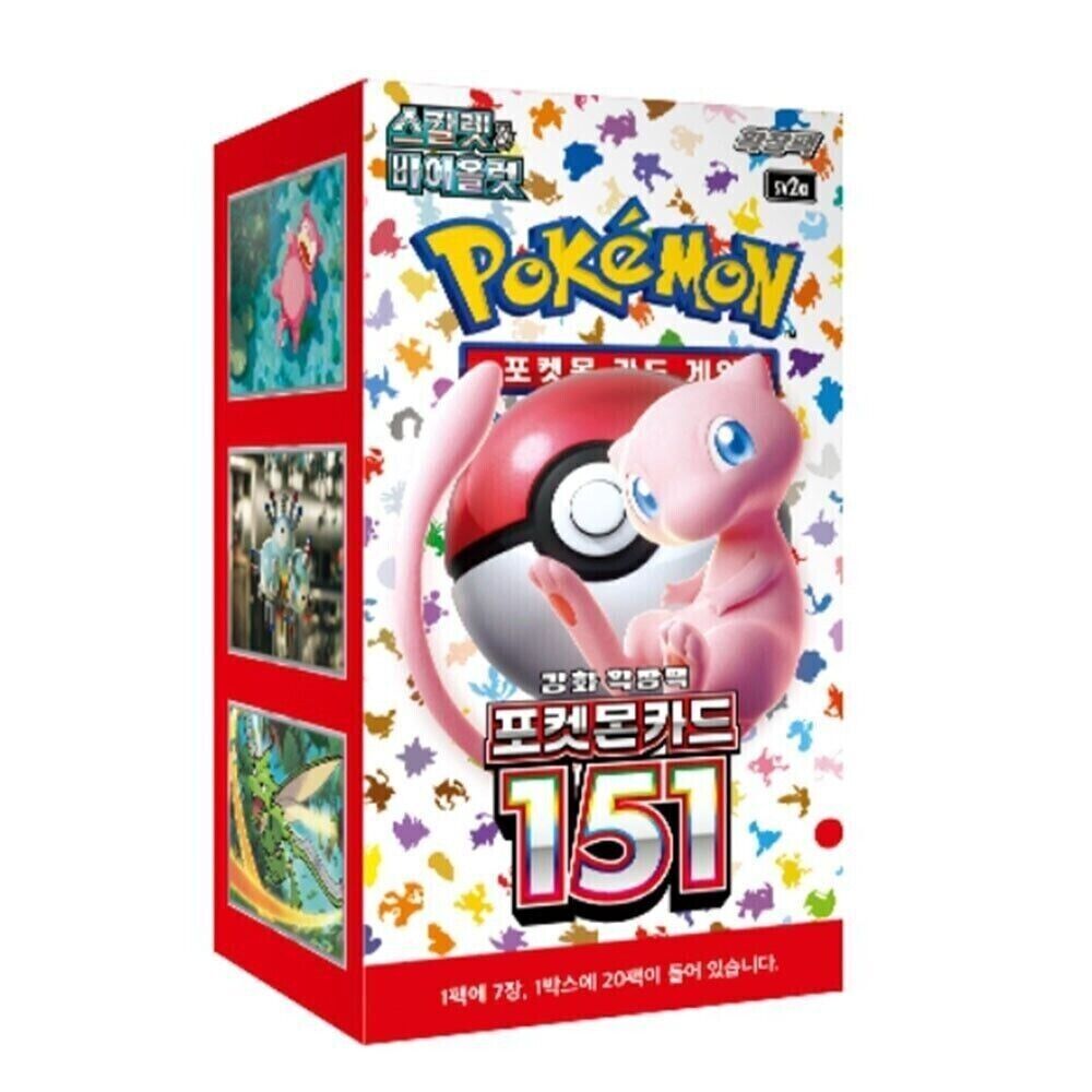 Pokemon 151 sv2a Korean Booster Box