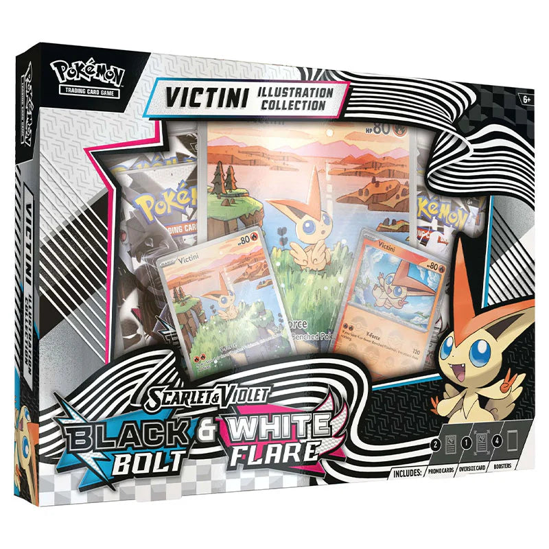 Pokemon Black Bolt & White Flare Victini Illustration Collection