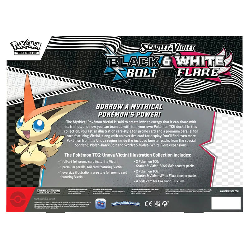Pokemon Black Bolt & White Flare Victini Illustration Collection