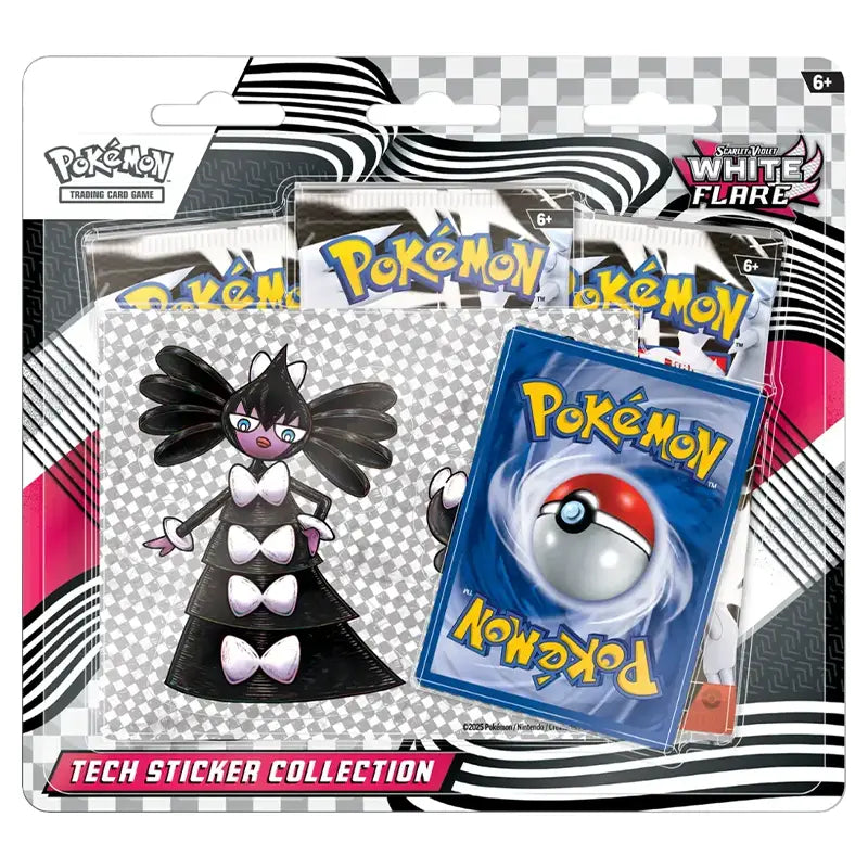 Pokemon White Flare Tech Sticker Collection Gothitelle