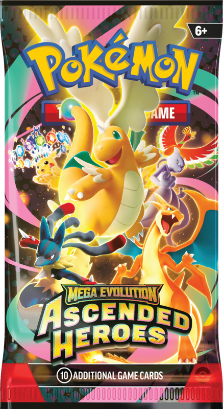 Pokémon Mega Evolution Ascended Heroes Booster Pack