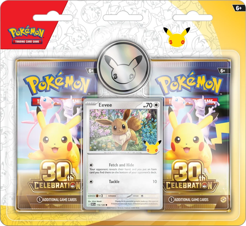 Pokemon 30th Celebrations 2-Pack Blister