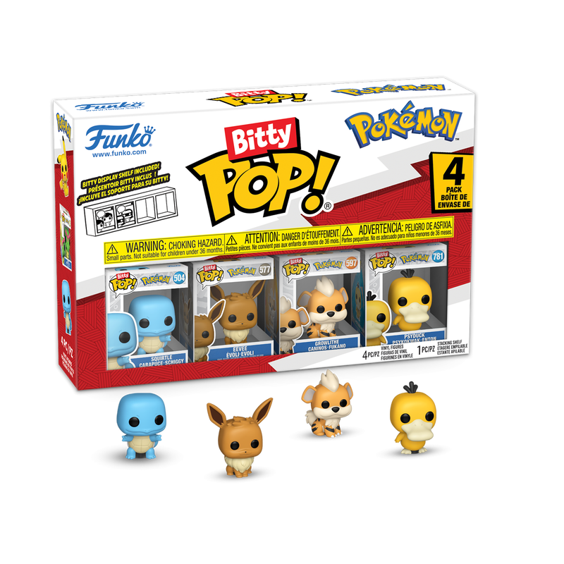 Bitty Pop! Pokémon 4-Pack Series