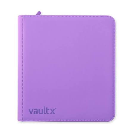 Vault X 12 Pocket Exo Tec Zip Binder Just Purple