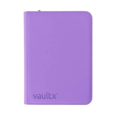 Vault X 9 Pocket Exo Tec Zip Binder Just Purple