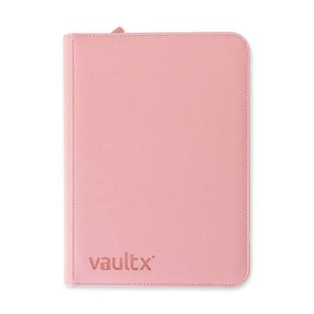 Vault X 4 Pocket Exo Tec Zip Binder Just Pink