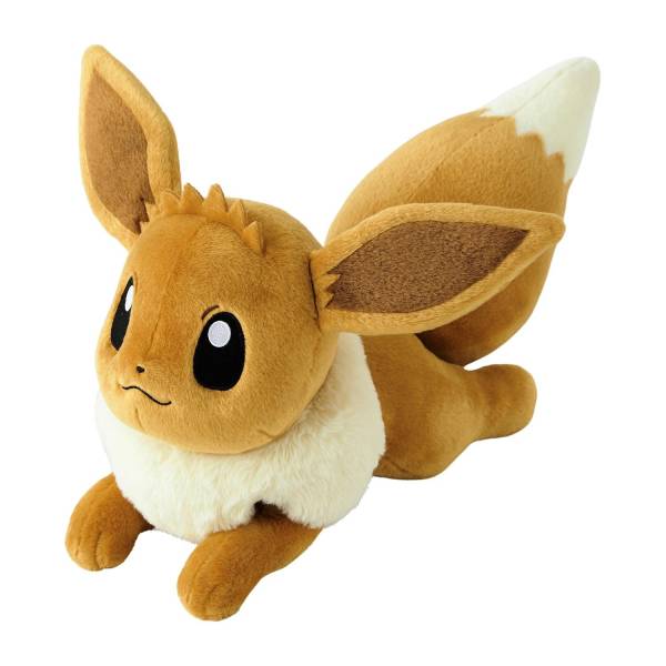Pokémon Life-Sized Lying Eevee Plush Japan Exclusive